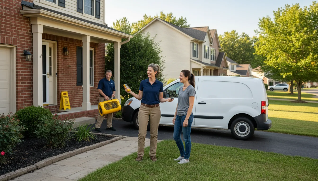 Residential water damage restoration in Abington, PA